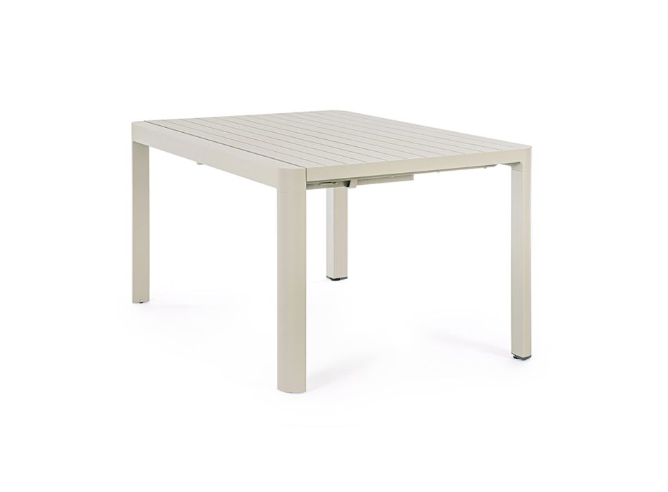 Table extensible jusqu'à 149 cm en aluminium thermolaqué - Besoin Viadurini