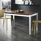 Table extensible à 180 cm en hêtre et mélamine Made in Italy - Otiello Viadurini