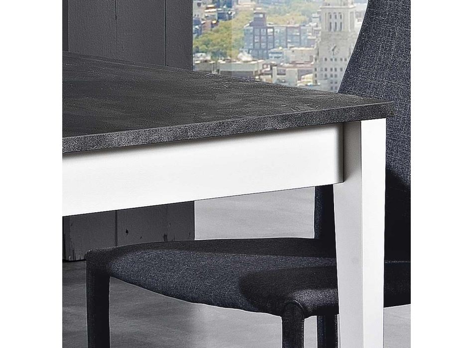 Table extensible à 180 cm en hêtre et mélamine Made in Italy - Otiello Viadurini