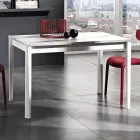 Table extensible à 180 cm en hêtre et mélamine Made in Italy - Otiello Viadurini