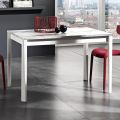 Table extensible à 180 cm en hêtre et mélamine Made in Italy - Otiello
