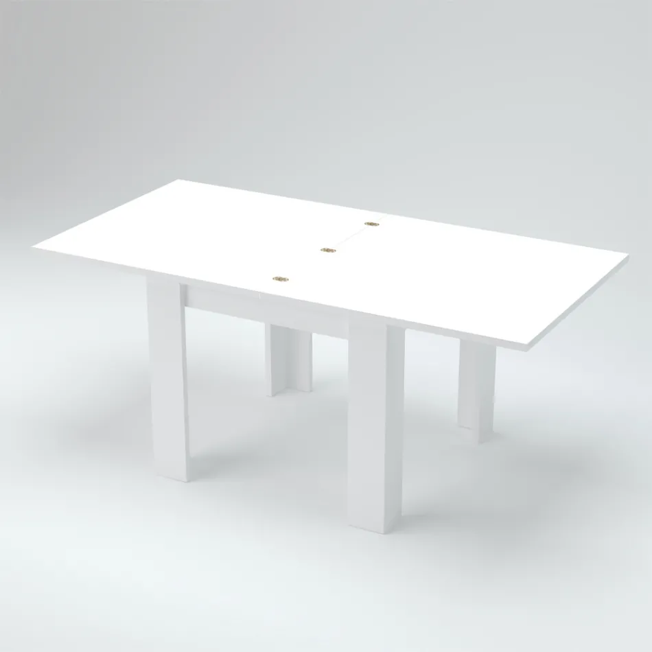 Table extensible en bois durable jusqu'à 180 cm - Perro Viadurini