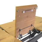 Table à rallonge 180 cm en MDF effet bois avec grain gaufré - Mousse Viadurini