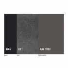 Table à manger extensible jusqu'à 2,8 m en céramique et pieds en métal - Paoluccio Viadurini