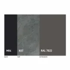 Table à manger extensible jusqu'à 2,8 m en céramique et pieds en métal - Paoluccio Viadurini