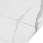 Table extensible jusqu'à 200 cm en céramique et acier - Belone Viadurini