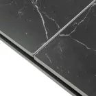 Table à rallonge 200 cm en métal et pierre de synthèse - Underwater Viadurini