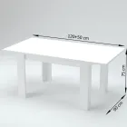 Table à manger design extensible à 210 cm en bois durable - Perro Viadurini