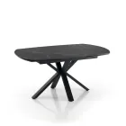 Table extensible jusqu'à 210 cm en acier et céramique - Bavosa Viadurini