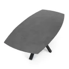 Table extensible jusqu'à 210 cm en acier et céramique - Bavosa Viadurini