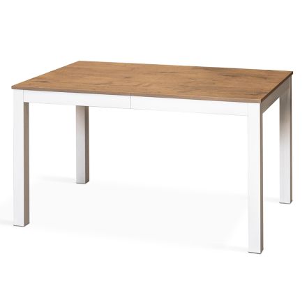 Table extensible à 210 cm en mélaminé et bois massif Made in Italy - Gustavo Viadurini