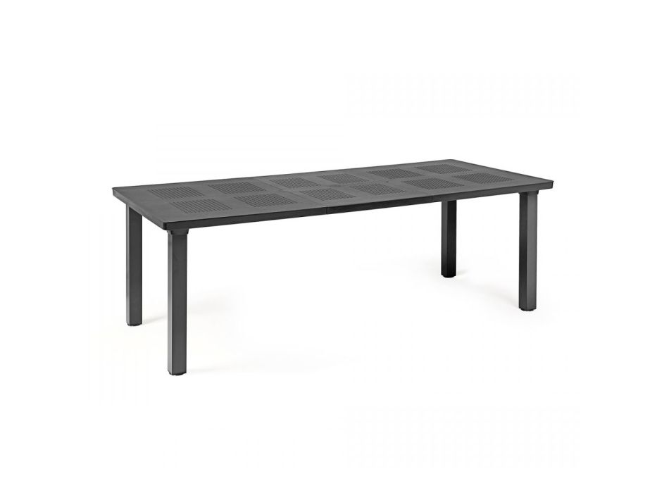 Table extensible jusqu'à 220 cm en Polypropylène et Aluminium - Oreiller Viadurini