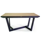 Table à rallonge 240 cm en aluminium avec plateau HPL - Righello Viadurini
