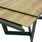 Table à rallonge 240 cm en aluminium avec plateau HPL - Righello Viadurini