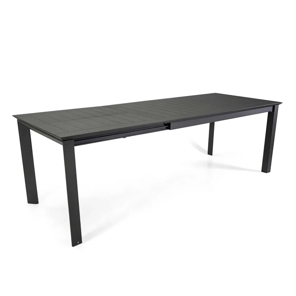 Table extensible 240 cm en aluminium avec différentes finitions - Notebook Viadurini