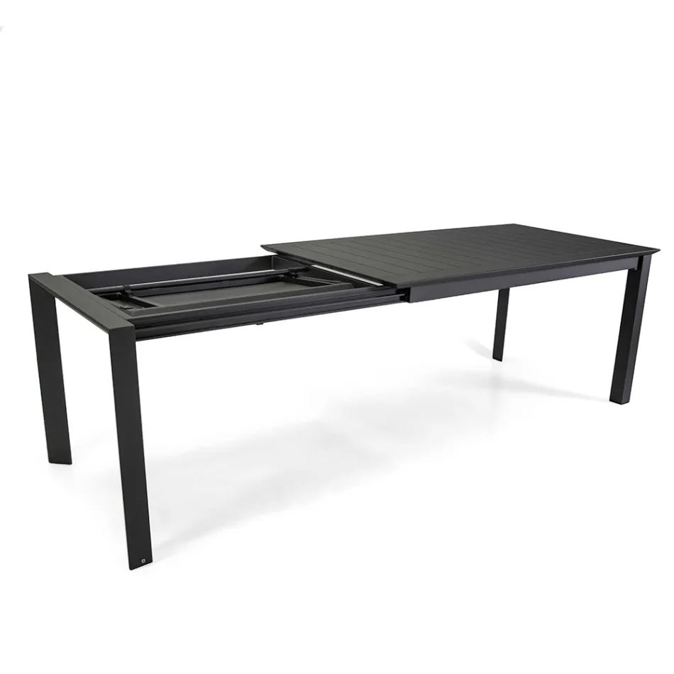 Table extensible 240 cm en aluminium avec différentes finitions - Notebook Viadurini