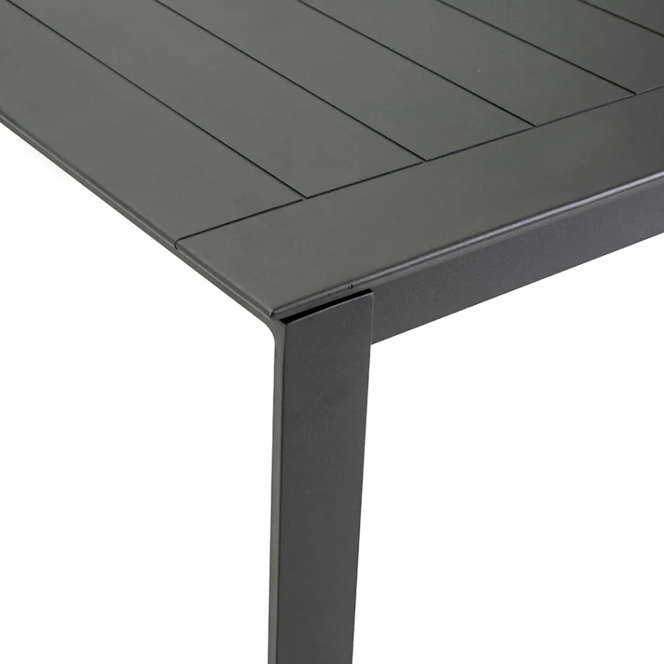 Table extensible 240 cm en aluminium avec différentes finitions - Notebook Viadurini