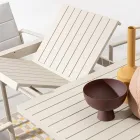 Table extensible jusqu'à 240 cm en aluminium thermolaqué - Peinture Viadurini