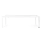 Table extensible jusqu'à 240 cm en aluminium thermolaqué - Peinture Viadurini