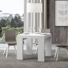 Table extensible jusqu'à 246 cm en microparticules de bois Made in Italy - Arbre Viadurini
