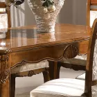 Table extensible à 280 cm en bois de noyer Bassano Made in Italy - Caligola Viadurini