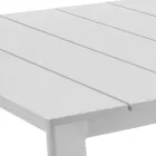 Table à rallonge 281 cm en aluminium avec plateau à lamelles - Specific Viadurini