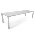 Table à rallonge 281 cm en aluminium avec plateau à lamelles - Specific Viadurini