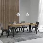 Table extensible jusqu'à 284 cm en différentes tailles et finitions Made in Italy - Beach Viadurini