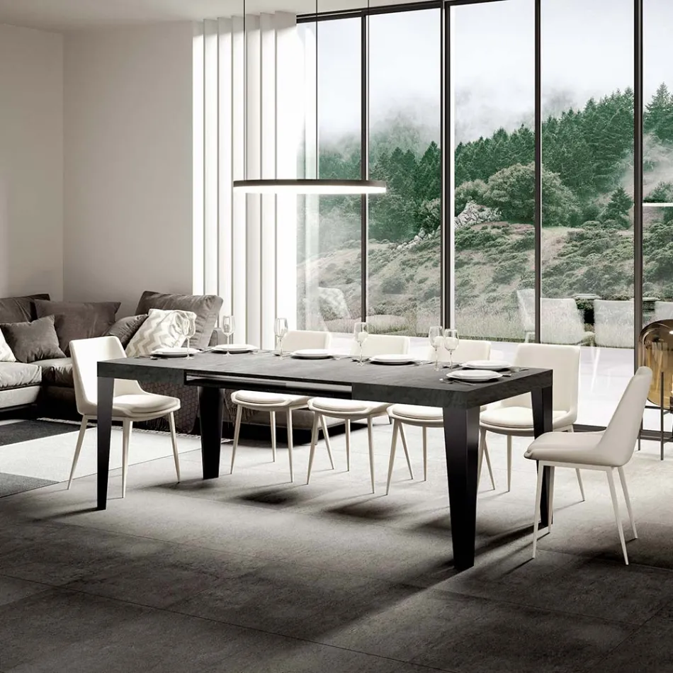 Table extensible jusqu'à 284 cm en différentes tailles et finitions Made in Italy - Beach Viadurini