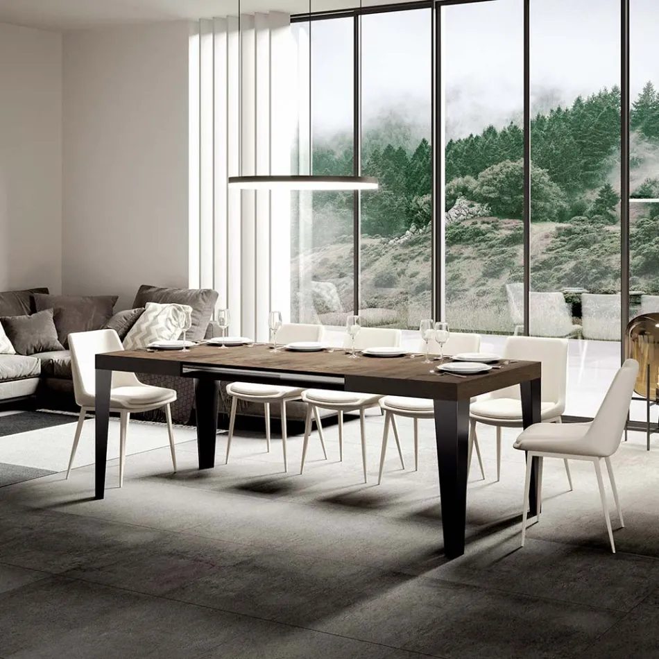 Table extensible jusqu'à 284 cm en différentes tailles et finitions Made in Italy - Beach Viadurini