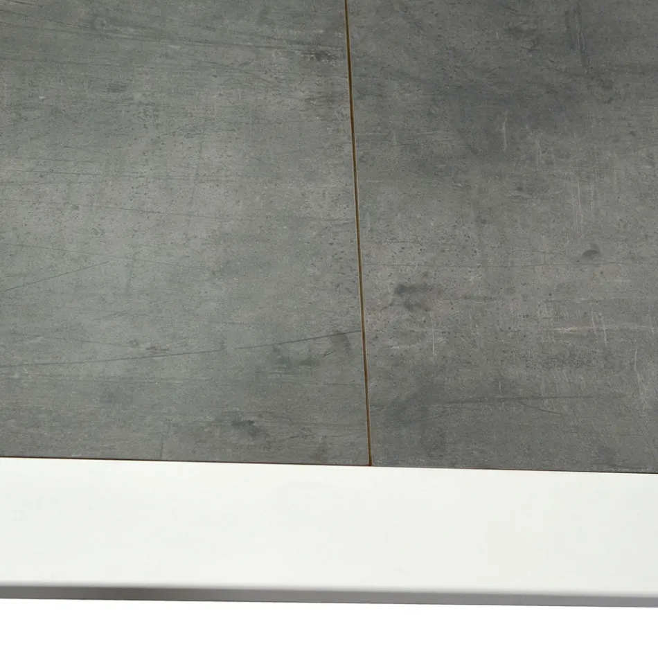 Table à rallonge 300 cm en aluminium avec plateau en stratifié - Righello Viadurini