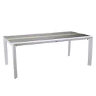 Table à rallonge 300 cm en aluminium avec plateau en stratifié - Righello Viadurini