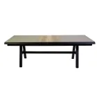 Table à rallonge 303 cm en aluminium avec plateau HPL - Righello Viadurini