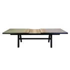 Table à rallonge 303 cm en aluminium avec plateau HPL - Righello Viadurini