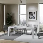 Table extensible jusqu'à 440 cm Disponible en différentes finitions - Montagne Viadurini