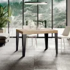 Table extensible jusqu'à 440 cm en différentes tailles et finitions Made in Italy - Beach Viadurini