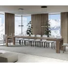 Table extensible jusqu'à 440 cm en microparticules de bois Made in Italy - Arbre Viadurini