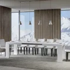 Table extensible jusqu'à 440 cm en microparticules de bois Made in Italy - Arbre Viadurini