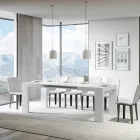 Table extensible jusqu'à 440 cm en microparticules de bois Made in Italy - Arbre Viadurini