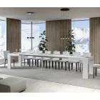 Table extensible jusqu'à 440 cm en microparticules de bois Made in Italy - Arbre Viadurini