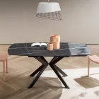 Table tonneau extensible en stratifié HPL avec différentes finitions - Incontro Viadurini