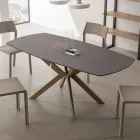Table tonneau extensible en stratifié HPL avec différentes finitions - Incontro Viadurini