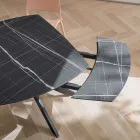 Table tonneau extensible en stratifié HPL avec différentes finitions - Incontro Viadurini