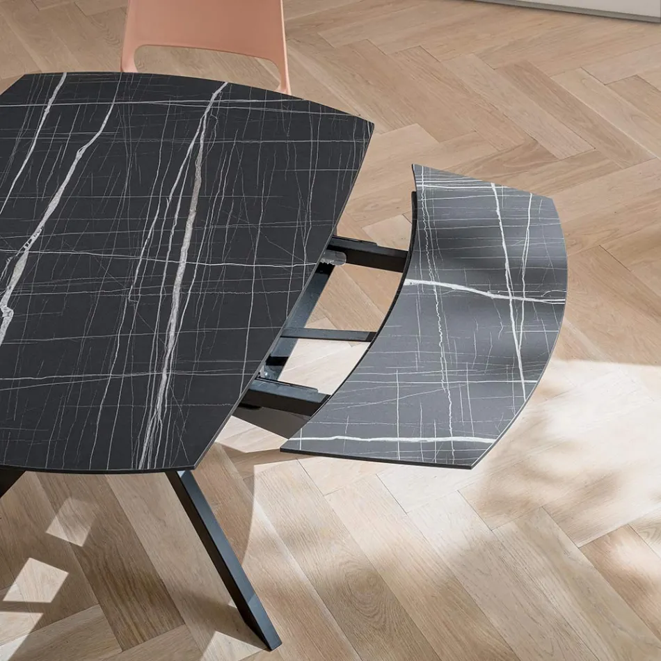 Table extensible en HPL stratifié avec différentes finitions - Incontro Viadurini