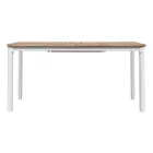 Table Butterfly Extensible jusqu'à 210 cm en Aluminium et Plateau en Teck - Incanto Viadurini