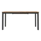 Table Butterfly Extensible jusqu'à 210 cm en Aluminium et Plateau en Teck - Incanto Viadurini