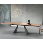 Table extensible avec rallonge centrale en stratifié - Aperol Viadurini