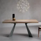 Table extensible avec rallonge centrale en stratifié - Aperol Viadurini