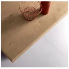 Table extensible avec rallonge centrale en placage bois - Aperol Viadurini