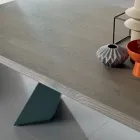 Table extensible avec rallonge latérale en placage bois - Aperol Viadurini